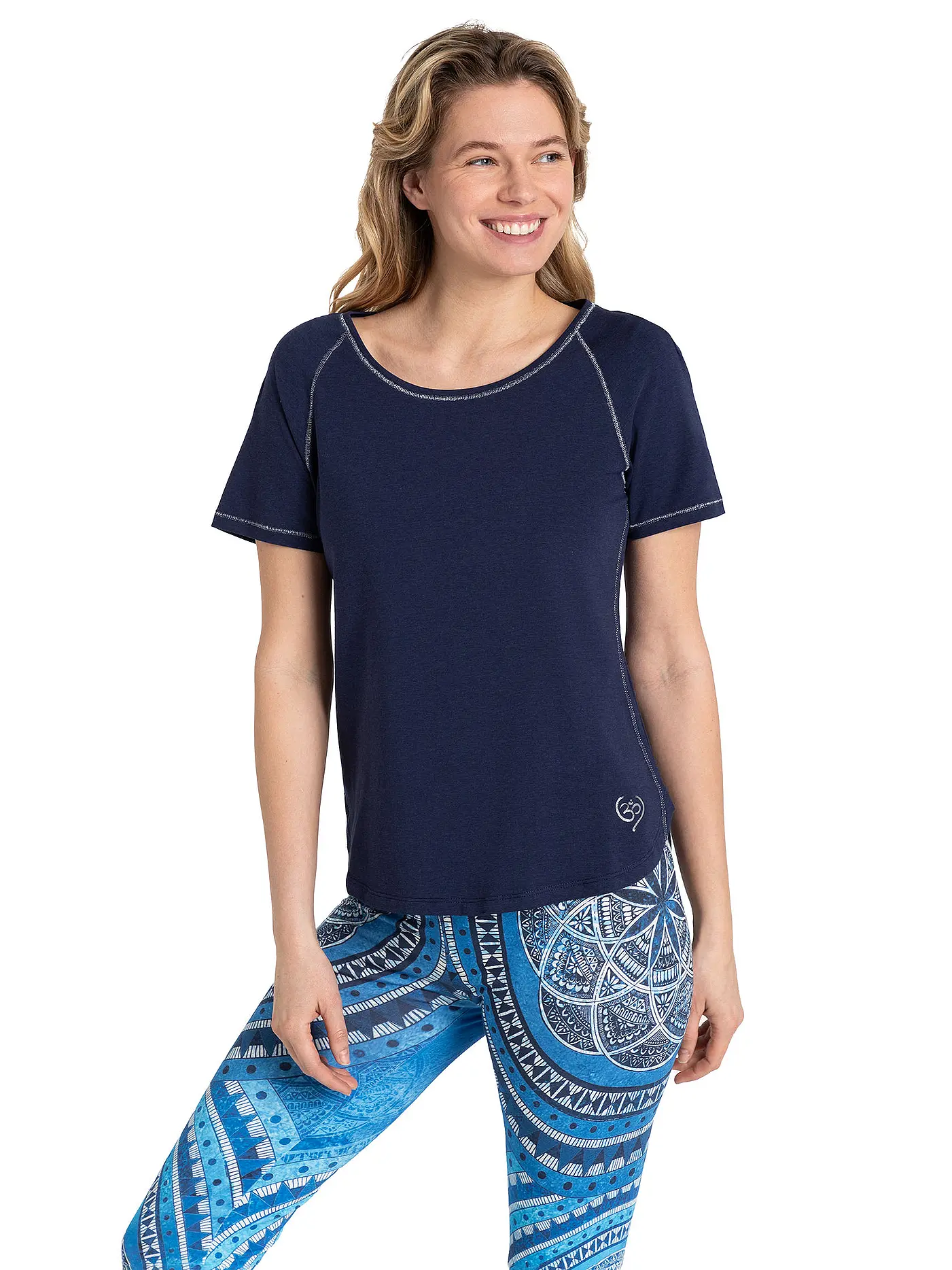 THE SPIRIT OF OM | Damen Yogashirt Raglan Bambus | 